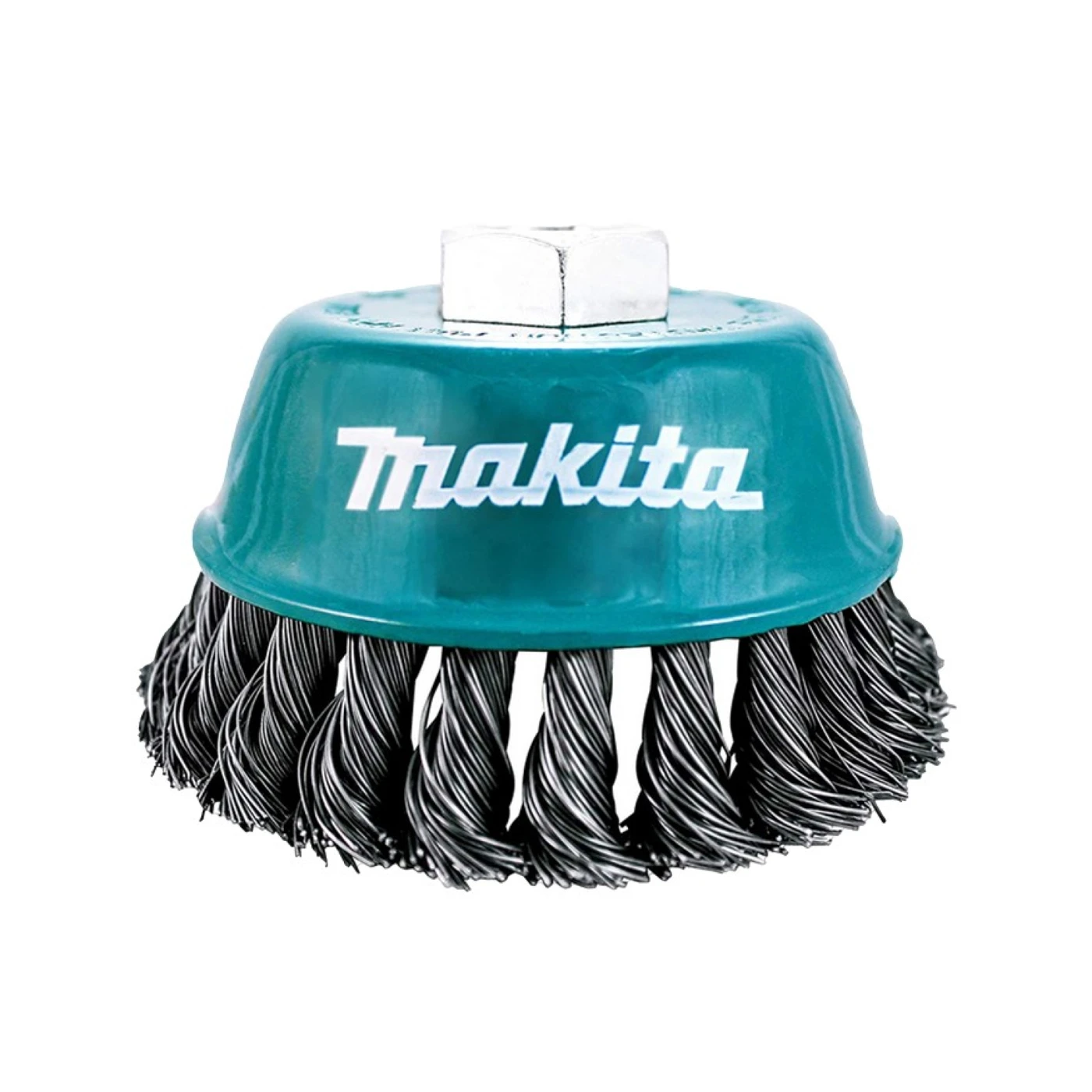 CEPILLO ALAMBRE DE COPA TRENZADA PARA AMOLADORAS 4" (ROSCA 5/8"-11) D-55326