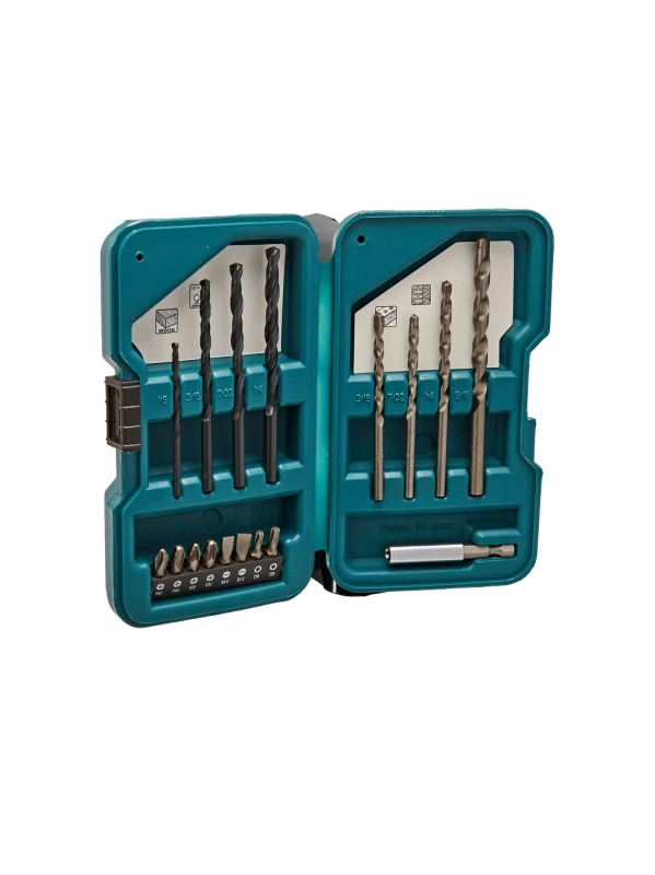 JUEGO DE 17 PIEZAS DE ACCESORIOS MULTIPROPOSITO PARA TALADRO Y ATORNILLADOR D-45836