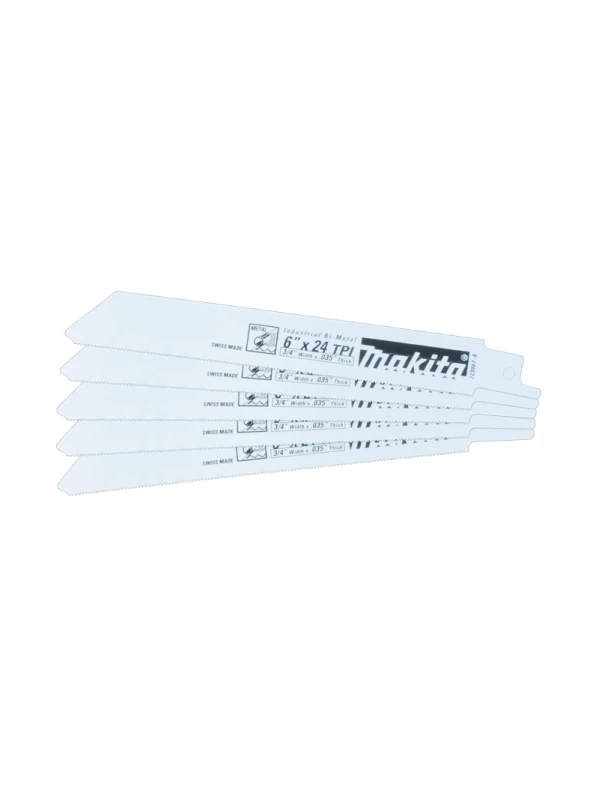 SIERRAS PARA SIERRA SABLE 6" CORTE METAL 14DPP BI-METAL PAQUETE DE 5 UNIDADES 723065-A-5