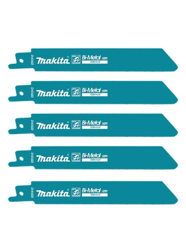 SIERRAS PARA SIERRA SABLE 6" CORTE DE METAL 18DPP BI-METAL PAQUETE DE 5 UNIDADES D-51633