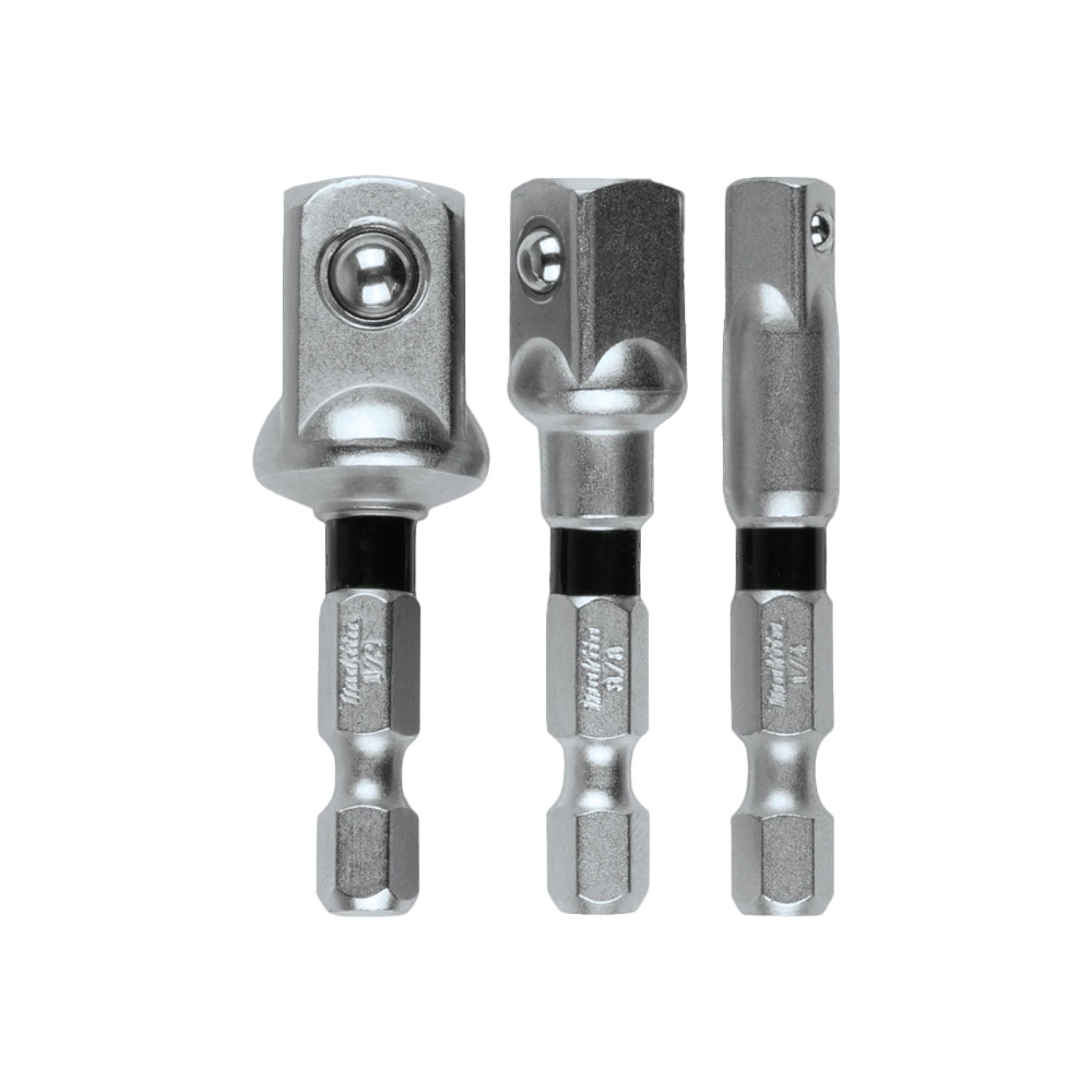 JUEGO DE 3 ADAPTADORES DE DADO CUADRADO (1/4, 3/8, 1/2) X2 IMPACT XPS E-01600