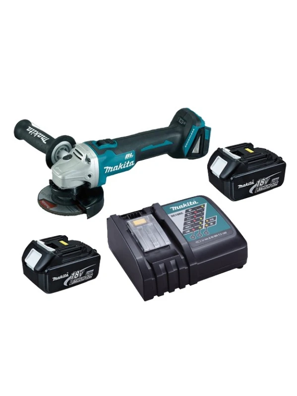 ESMERILADORA ANGULAR 4-1/2" (115MM) BATERIA 18V LITIO 8500RPM CON CARGADOR + 2 BATERIAS 5AH ( DGA454RTE )
