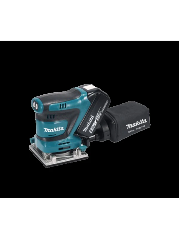 LIJADORA ORBITAL 1/4" DE PLIEGO A BATERIA LI-ION 18V CON 1 BATERIA 5AH+CARGADOR + CAJA PLASTICA ( DBO482ST1J )