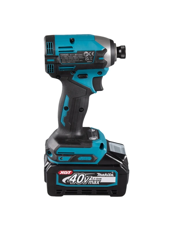 ATORNILLADOR DE IMPACTO 1/4" BATERIA LI-ION 40V 3700RPM 210NM CON 1 BATERIA 4AH + CARGADOR DC40RA ( TD003GZX05 )