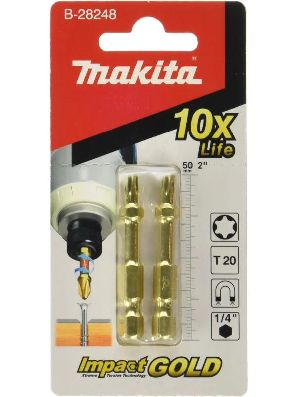PUNTA DE TORSIÓN TORX PAQUETE DE 2 PIEZAS