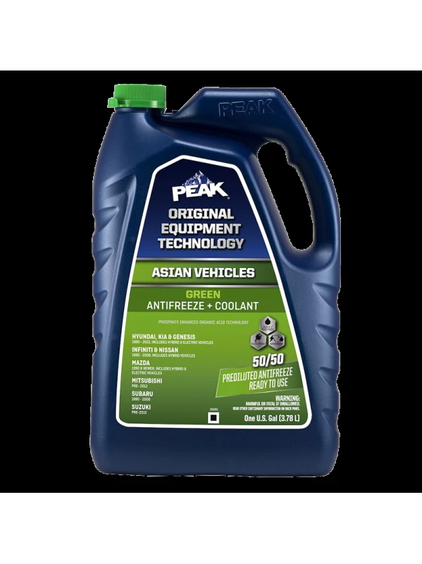 COOLANT REFRIGERANTE 50/50 OET ASIAN VERDE GALON
