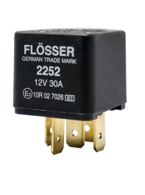 MINI RELE 12V 30A 5 TERMINALES
