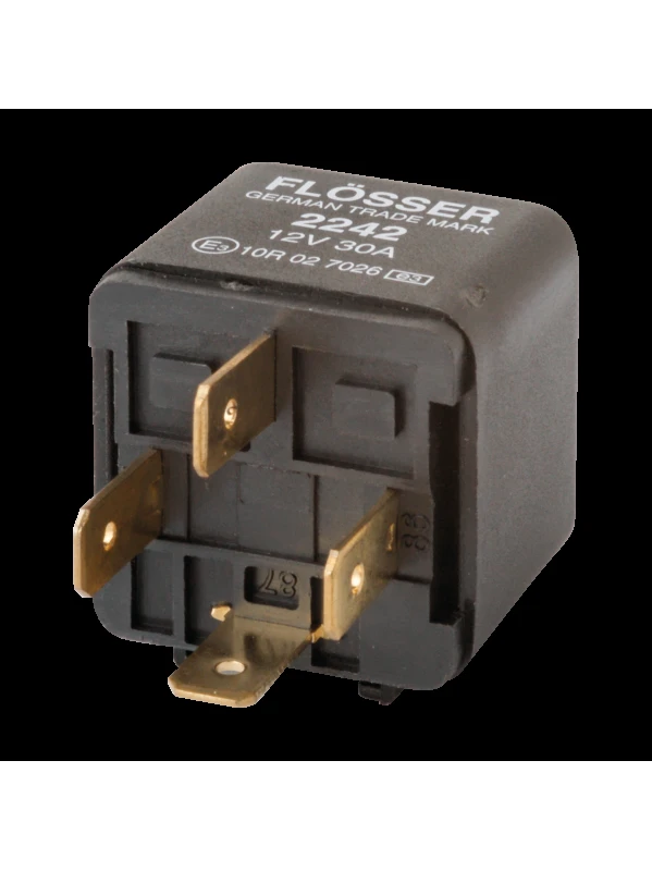 MINI RELE 12V 30A 4 TERMINALES