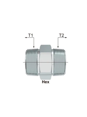 NIPLE MACHO NPT ( H24SA )