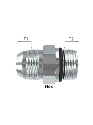 MACHO JIC - MACHO SAE CON ORING ( H848-FSO )
