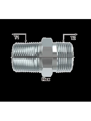 MACHO ASIENTO PLANO CATERPILAR - MACHO NPT ( H848-TT )