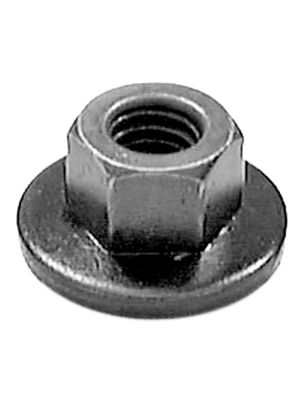 TUERCA ORIGINAL NEGRA GIRATORIA POR UNIDAD 6 MM (AU15329-U)