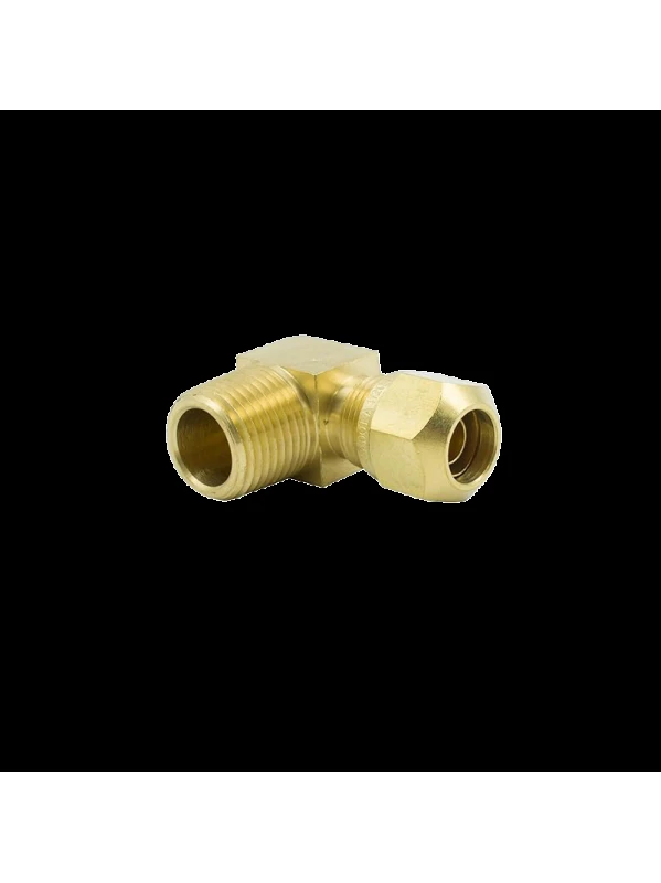 CONECTOR DE COMPRESION PARA FRENOS DE AIRE CODO 90° MACHO NPT - DOT ( 69NTA )