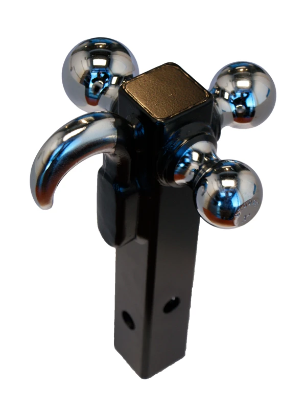 MONTAJE DE ENGANCHE DE TRI-BALL Y GANCHO 1-7X8: 3500LBS 2": 5000LBS 2-5X16 7500LBS