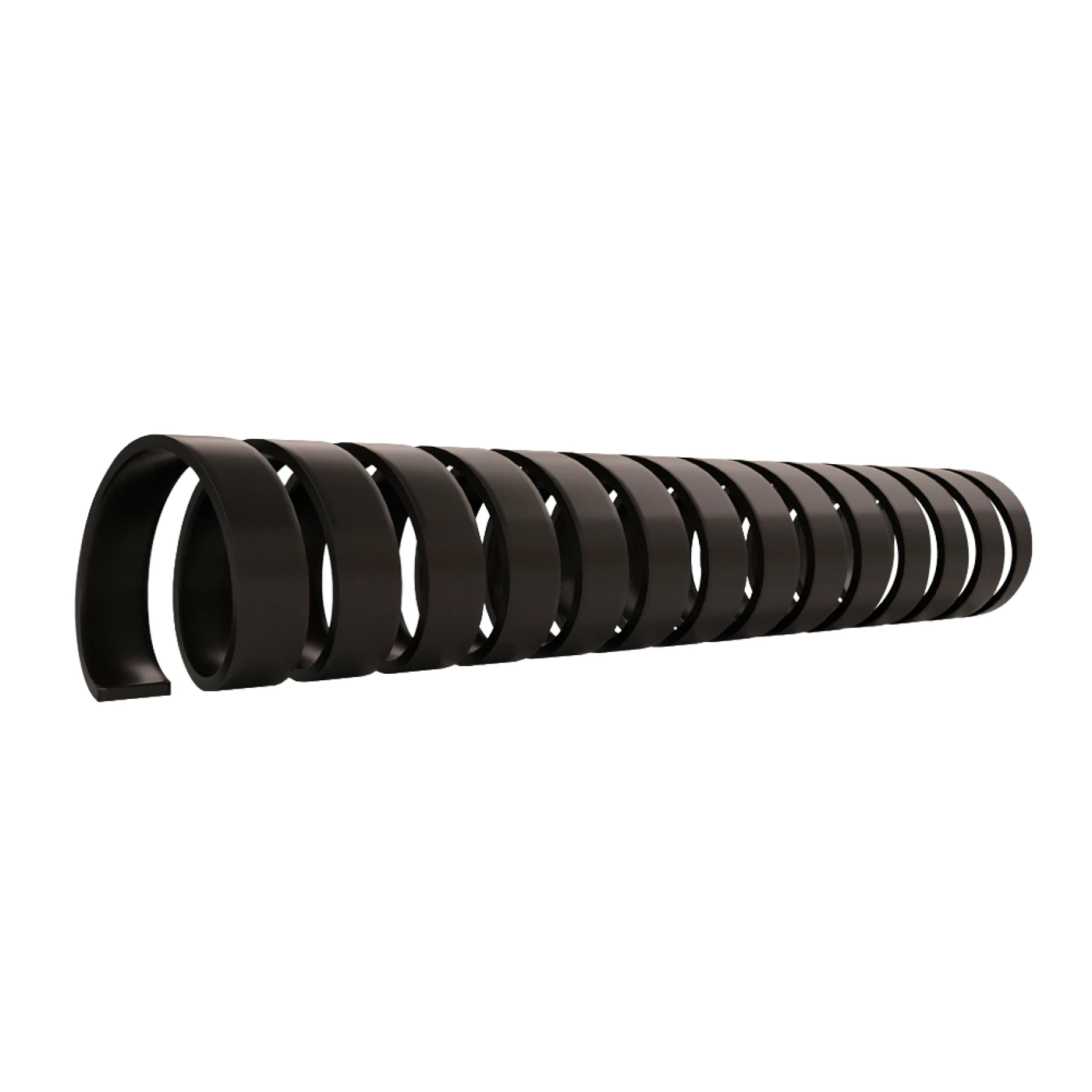 PROTECTOR DE MANGUERAS Y CABLES ESPIRALETO NEGRO ( H02598 )