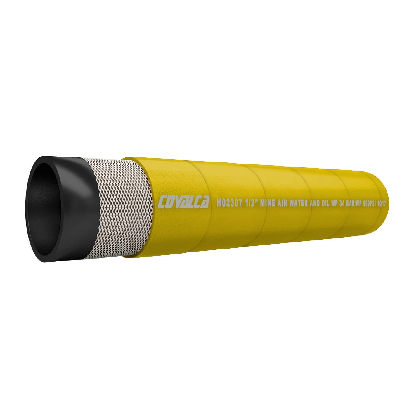 MANGUERA PARA MINERIA, AIRE, AGUA Y ACEITE AMARILLA 500 PSI ( H02307 )